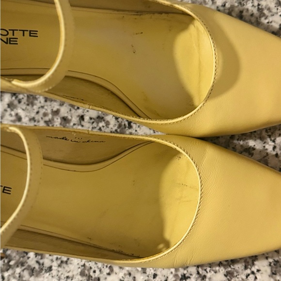 RARE CHARLOTTE STONE WINNIE HEEL - BUTTER - Picture 5 of 10